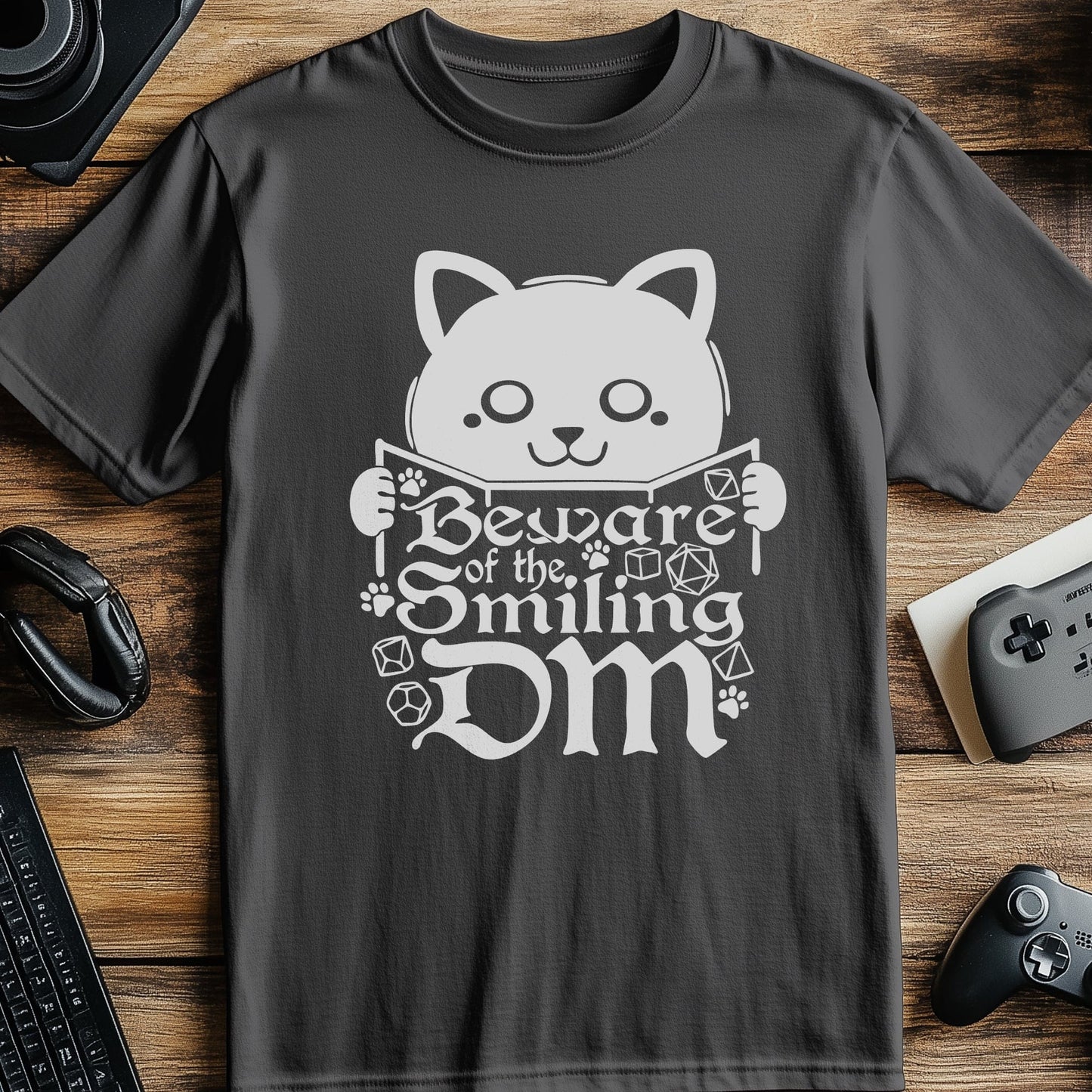 Beware the Smiling DM Cat T-Shirt