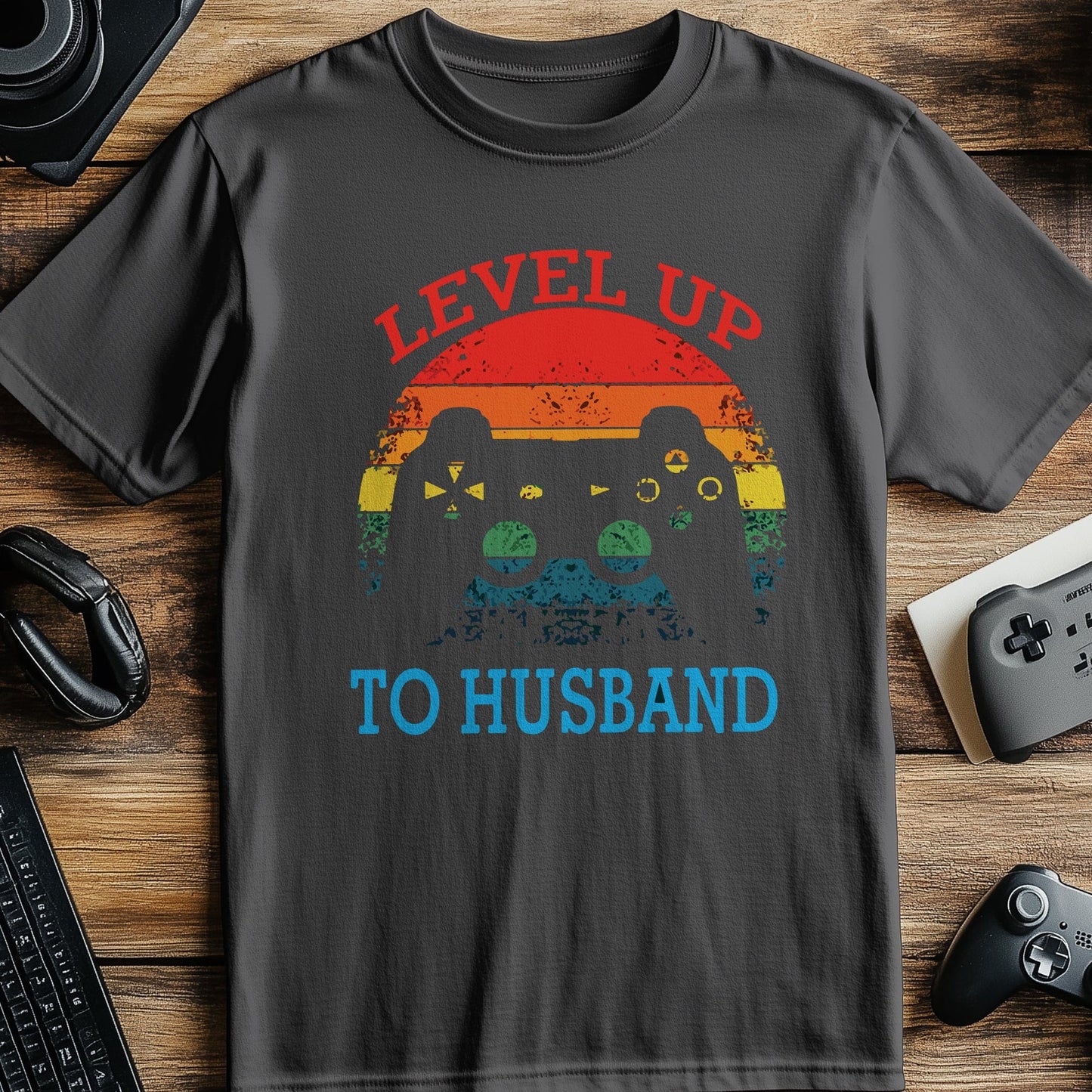 Gamer Leveled Up to Husband t-shirt