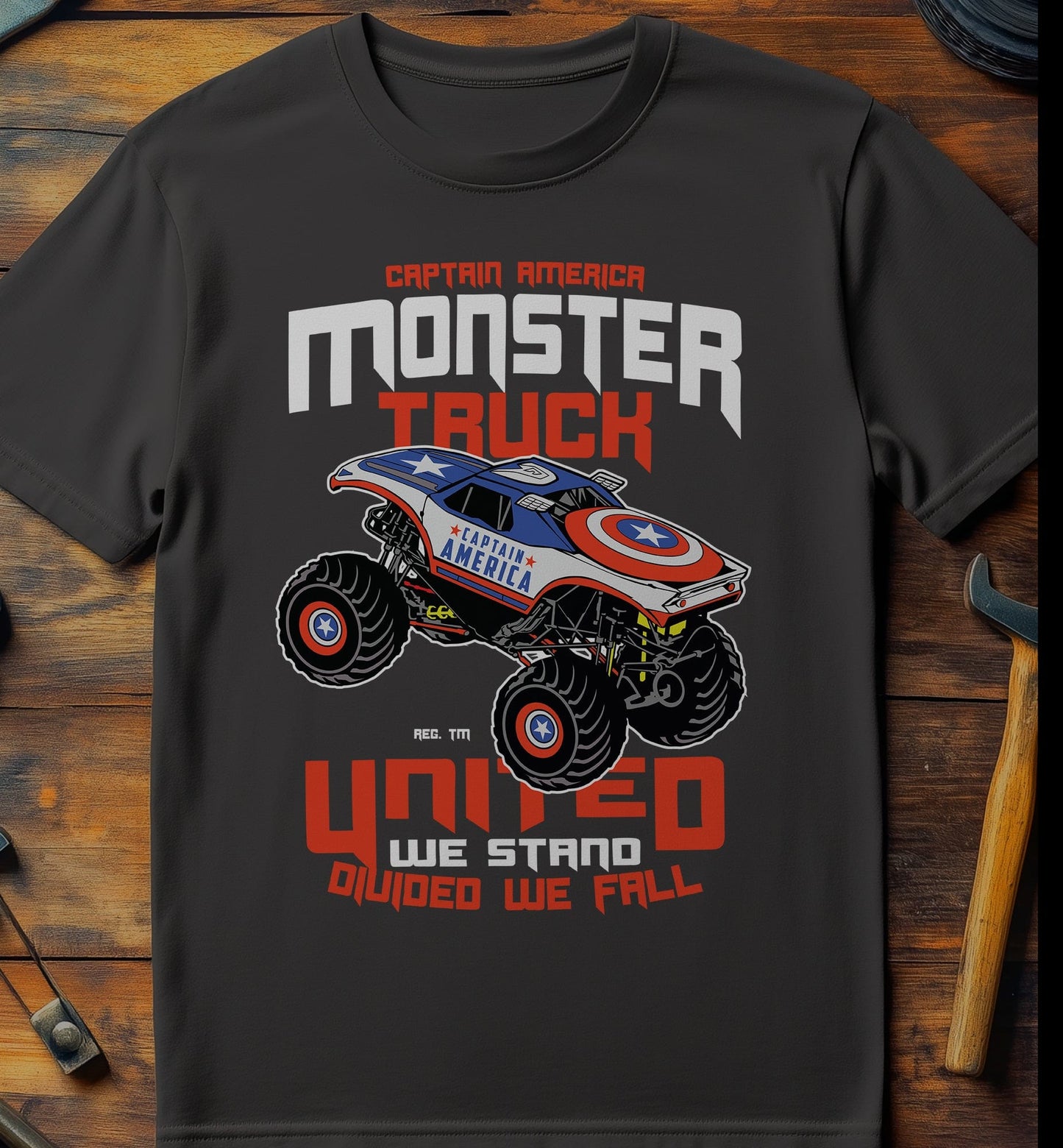 Capatian Monster Truck T-Shirt