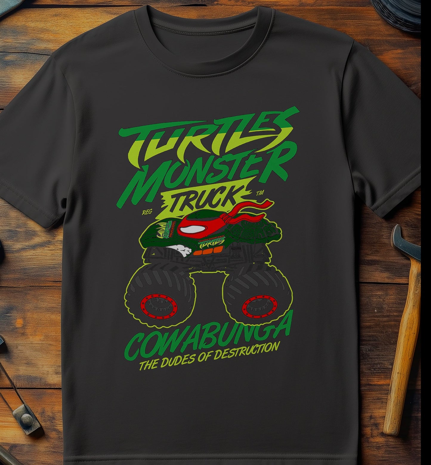 Turtle Monster Truck T-Shirt