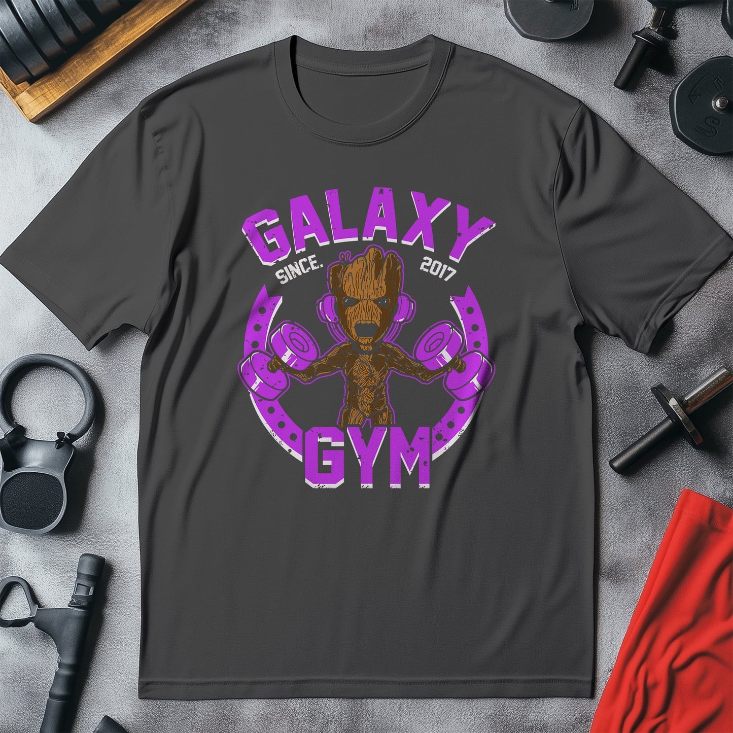 Galaxy Gym t-shirt - Lift weights