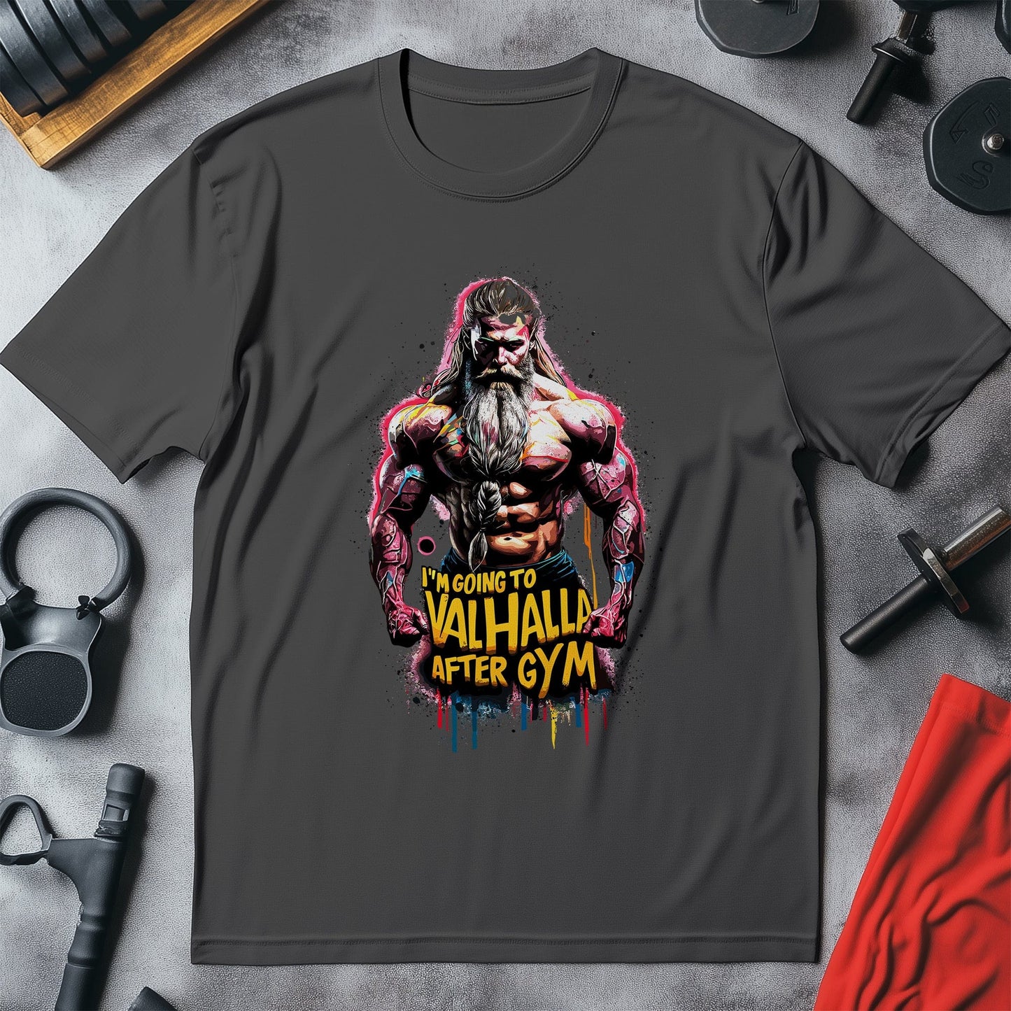 Gym 19 Going to Valhalla after gym t shirt