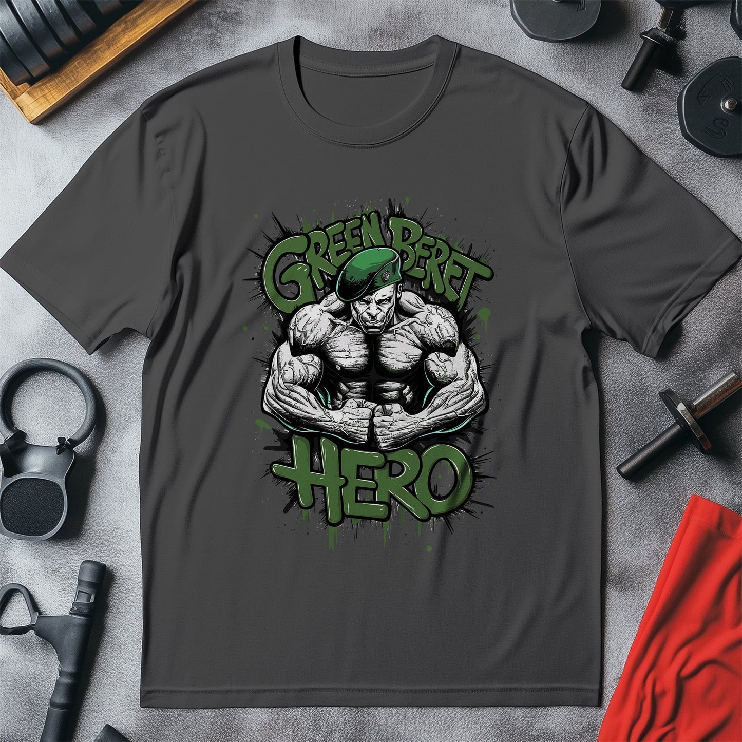 Gym 89 Green beret T-Shirt