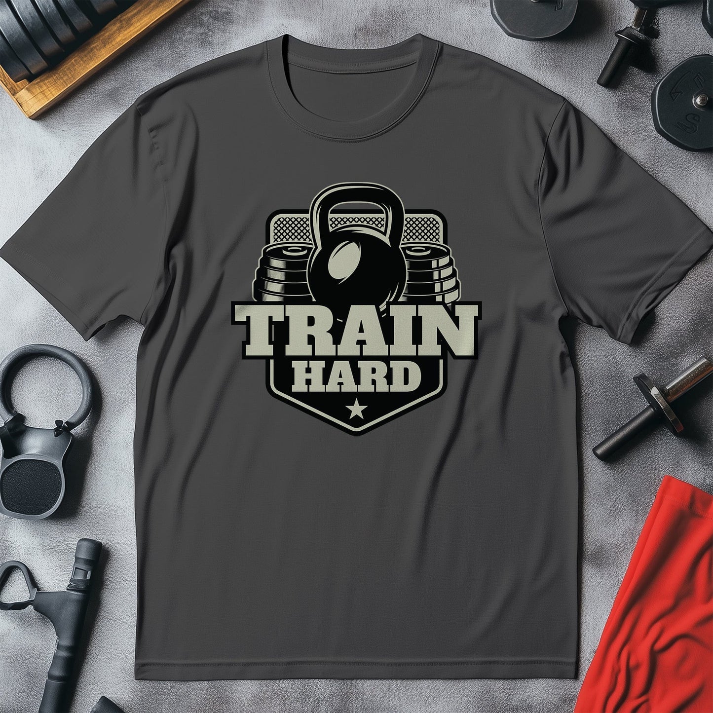 Train Hard Kettle t-shirt - Pumped