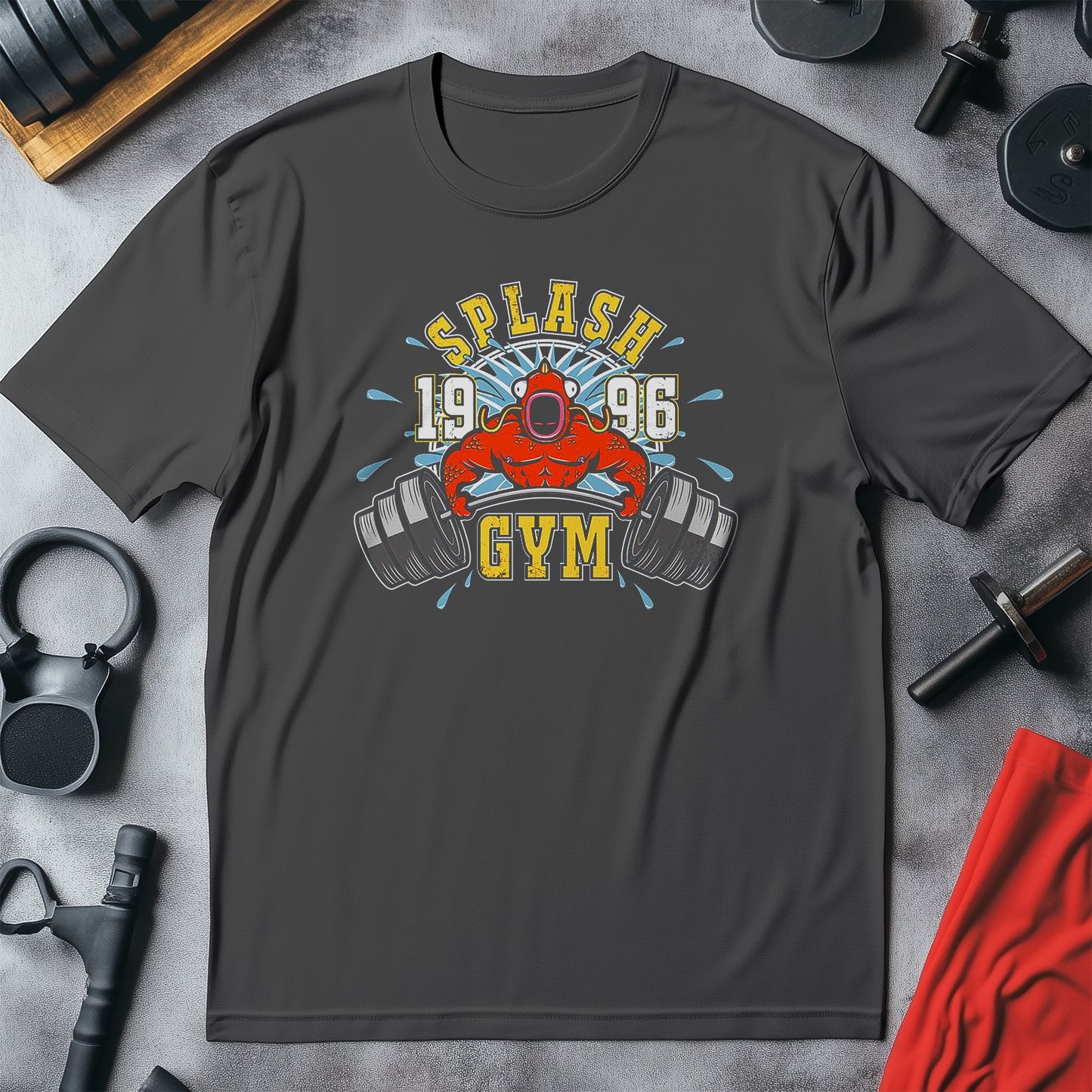 Splash-Gym T-Shirt - Lift Weights,