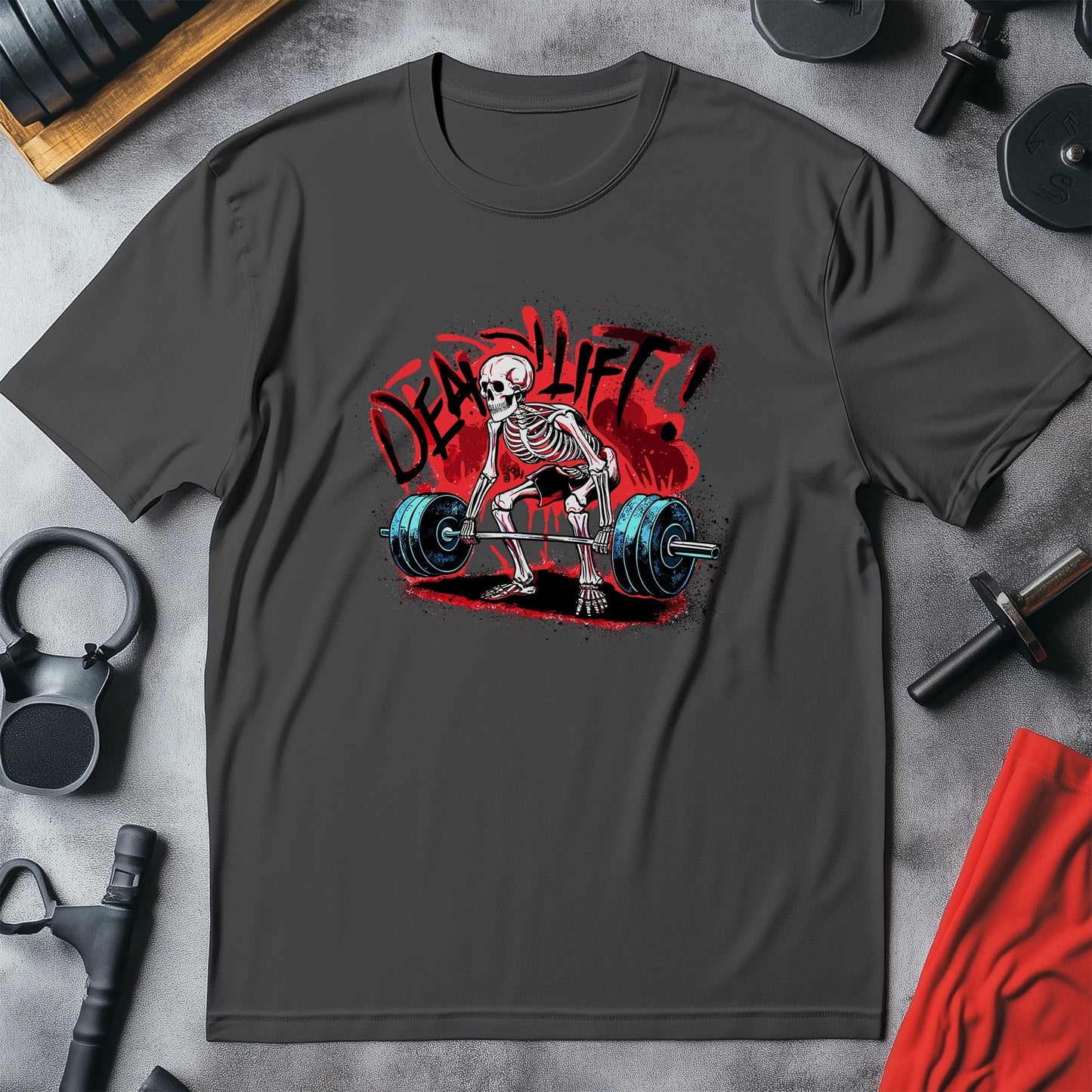 Gym 17Dead lift skeleton T-Shirt