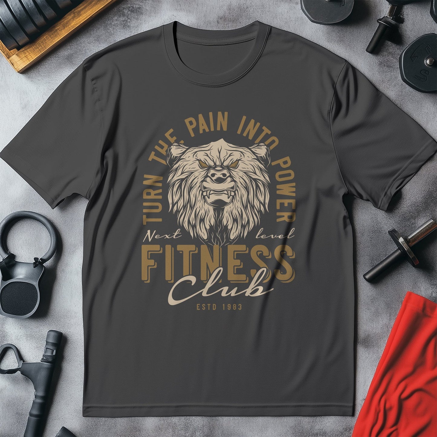 Turn The Pain Bear t-shirt -