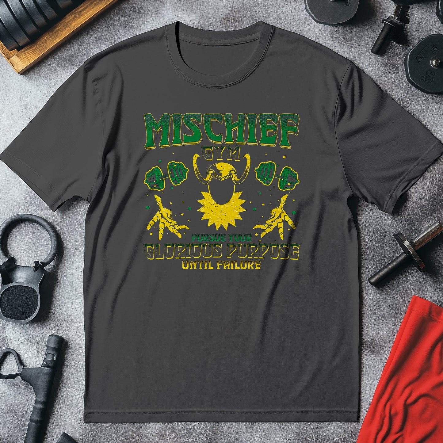 Mischief Gym T-Shirt - Get Fit with