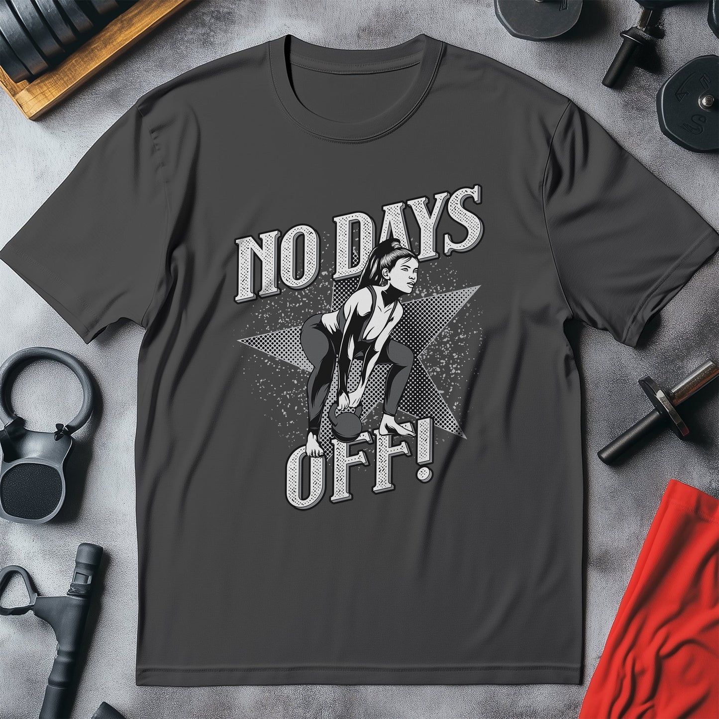 No Days Off T-Shirt - Hilariously