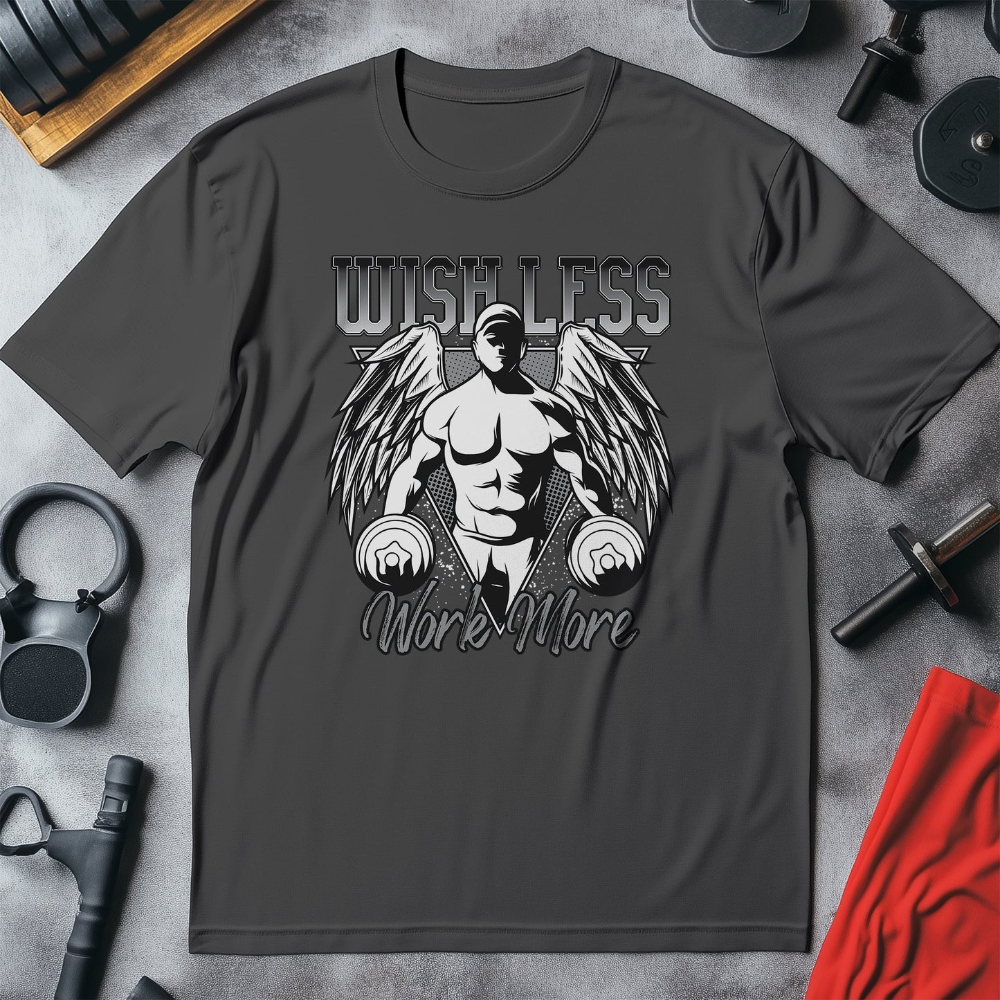 Wish Less Work More T-shirt -
