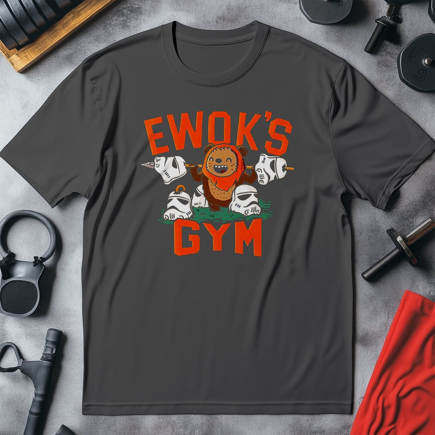 Ewoks-Gym T-Shirt - Get Fit or Get