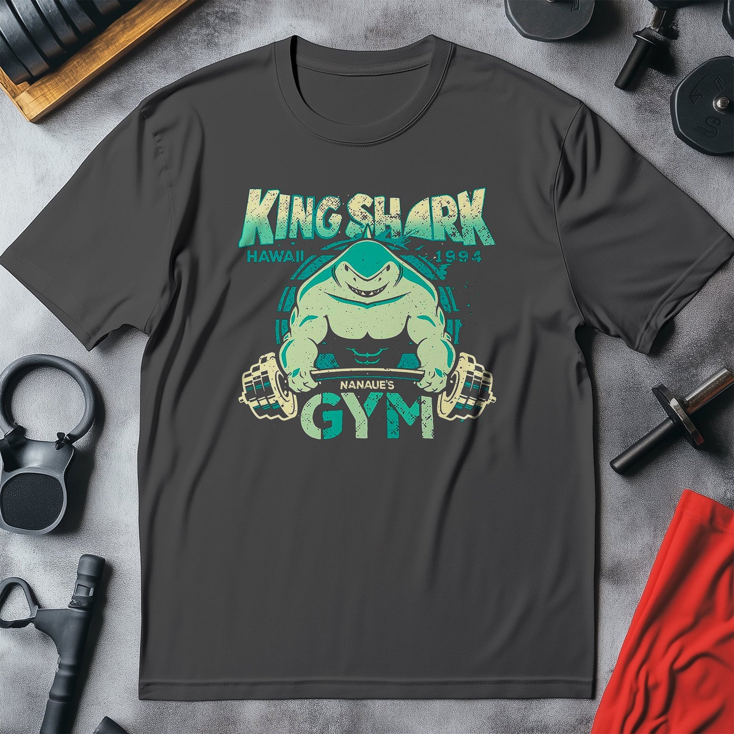 King Shark Gym T-shirt - Get Fit or