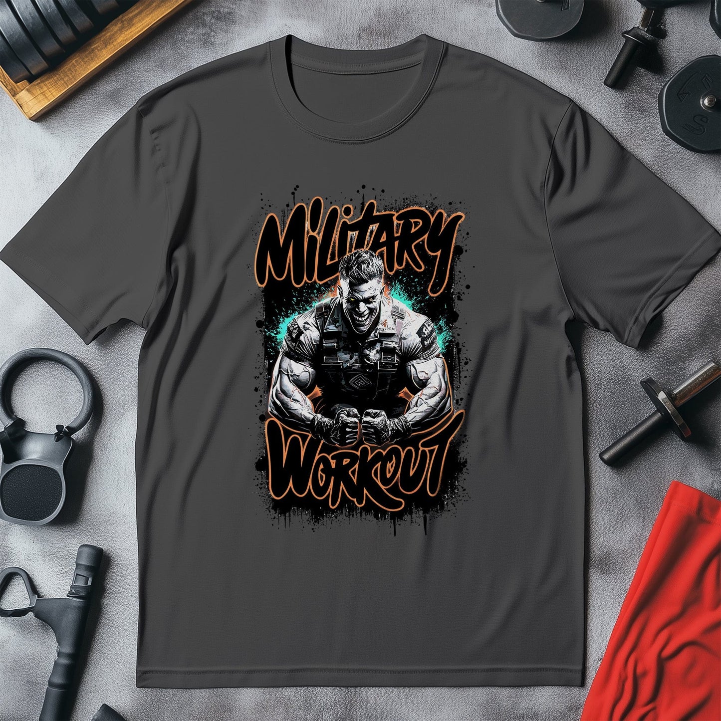 Gym 74 Military Workout T-Shirt