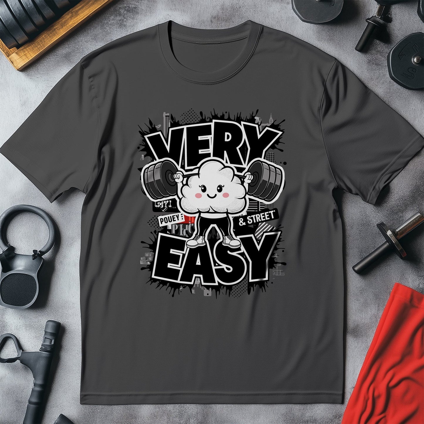 Gym 78 t-shirt Workout with a cloud of ease!