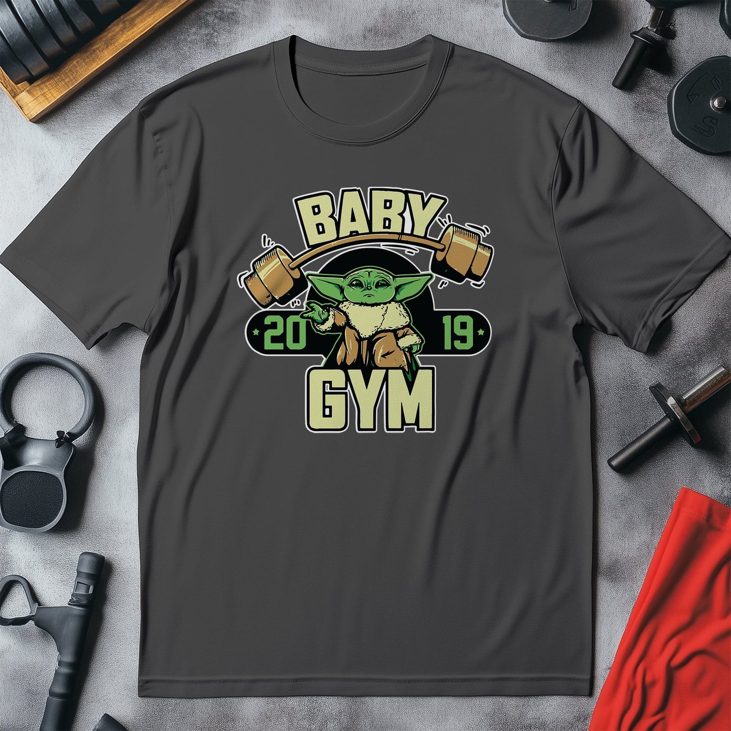 Baby Yoda Gym t-shirt