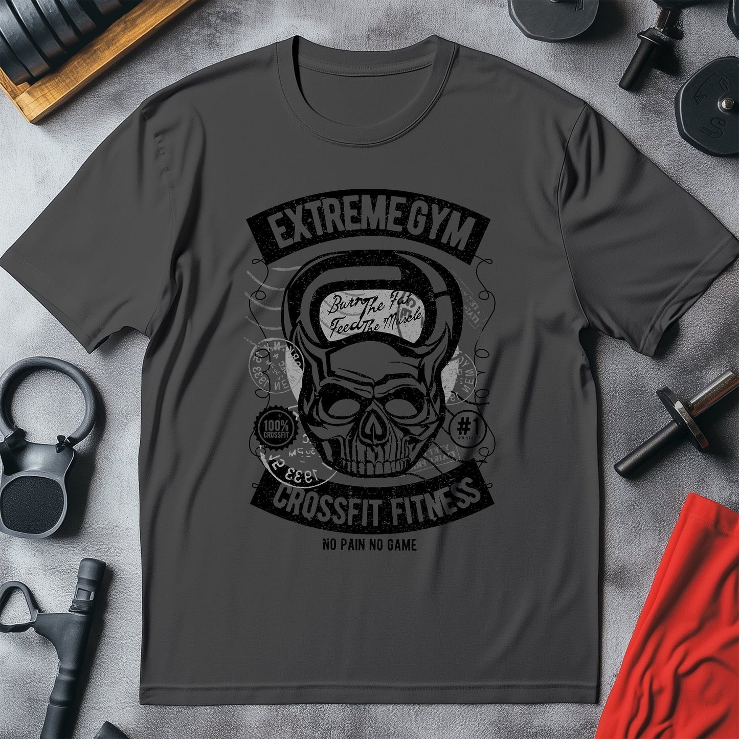 Extreme Gym T-shirt - Lift Heavy,