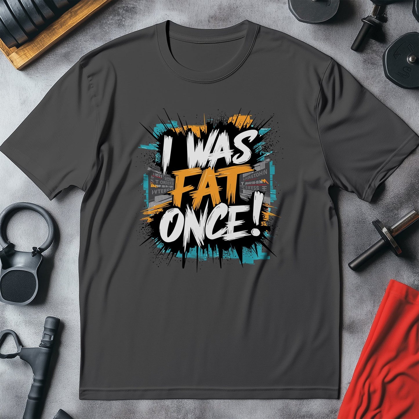 Gym 5 I Was Fat Once T-Shirt