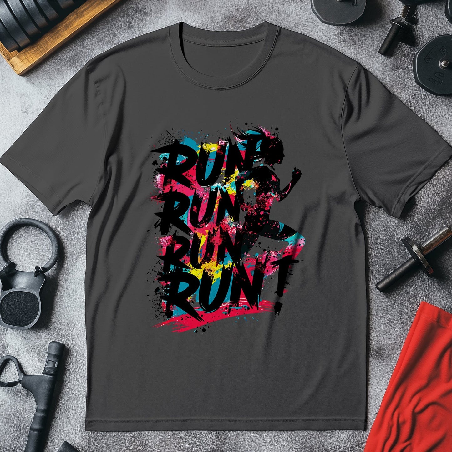 Gym 66 T-shirt Run Run Run!