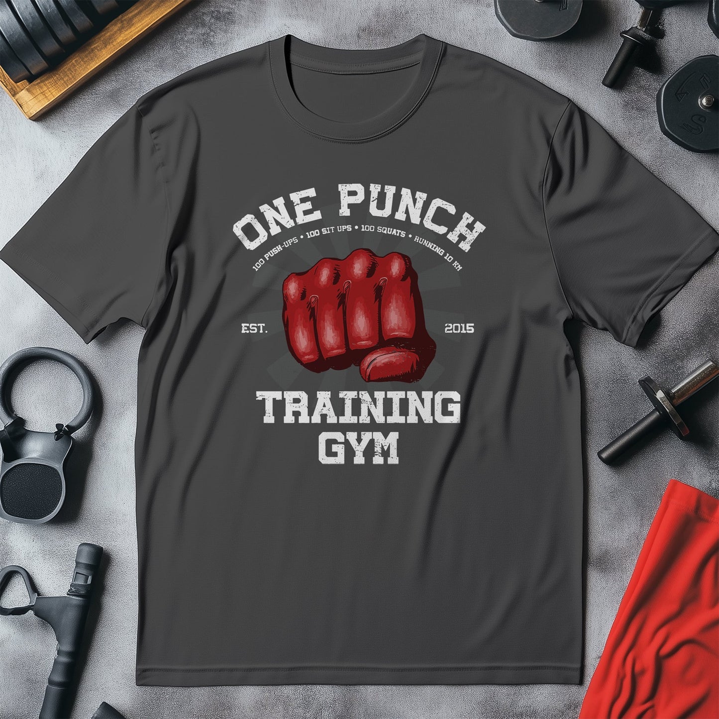 One Punch Gym Training T-Shirt - Hit