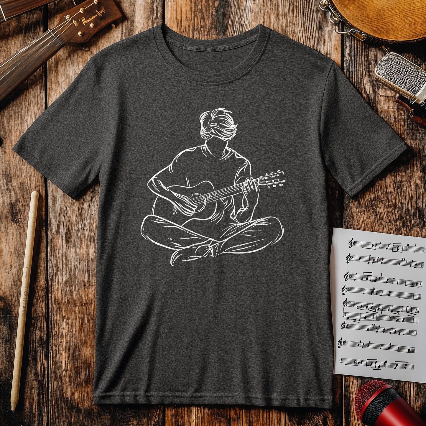 Guitar Player Sit 1 T-Shirt