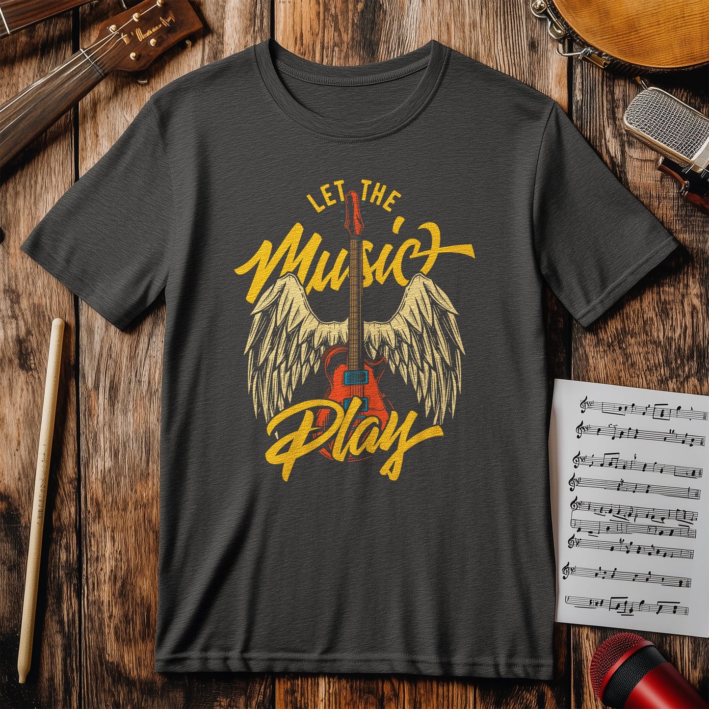 Let The Music Play T-Shirt