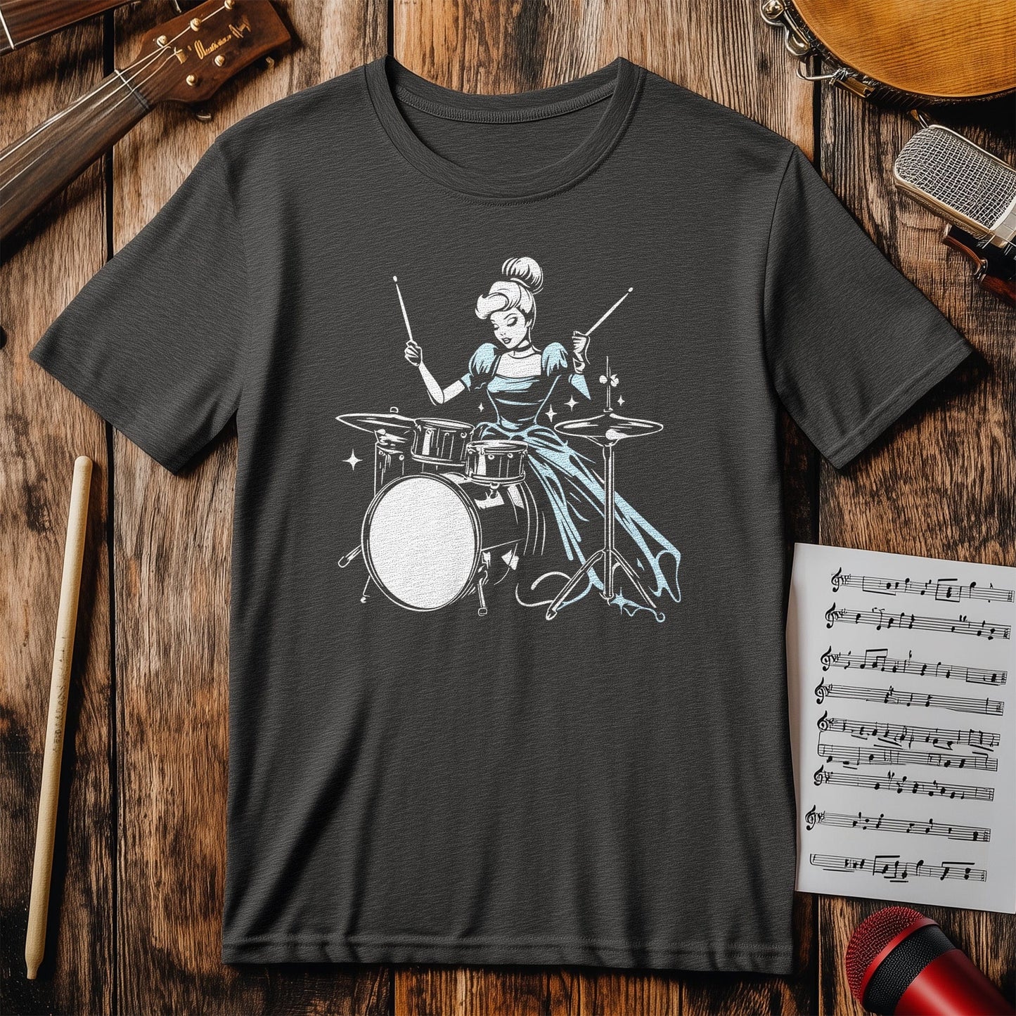 Cinderella Drummer T-shirt