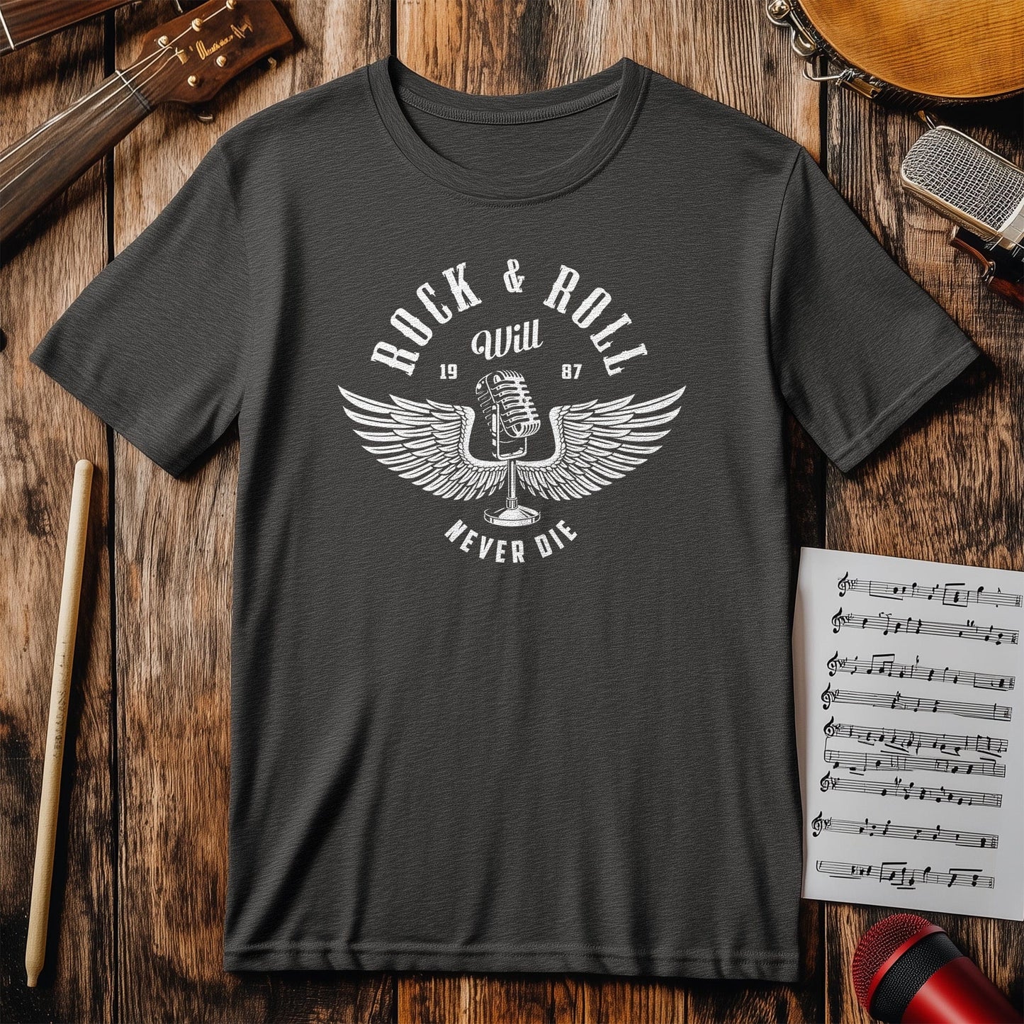 Rock & Roll Will Never Die T-Shirt