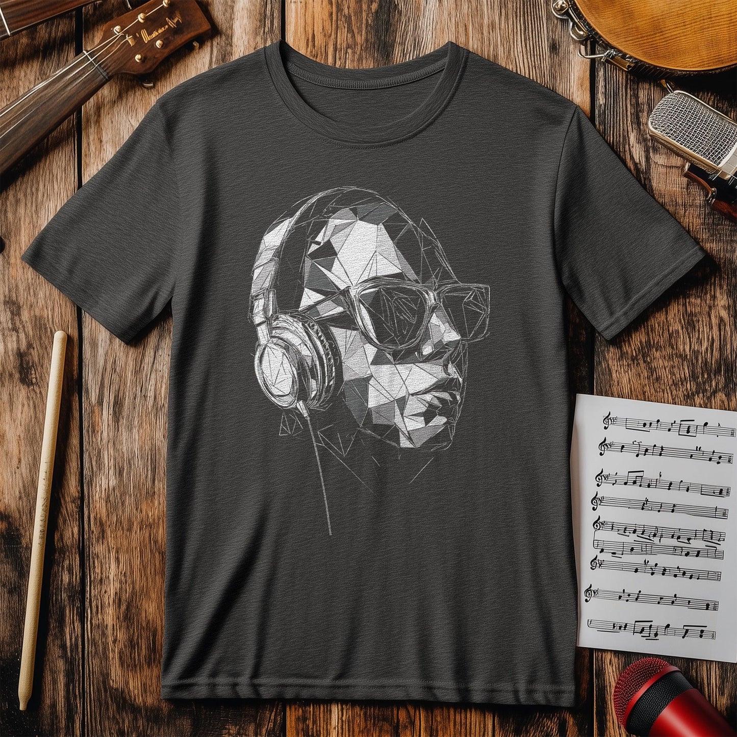 Geometric DJ T-shirt