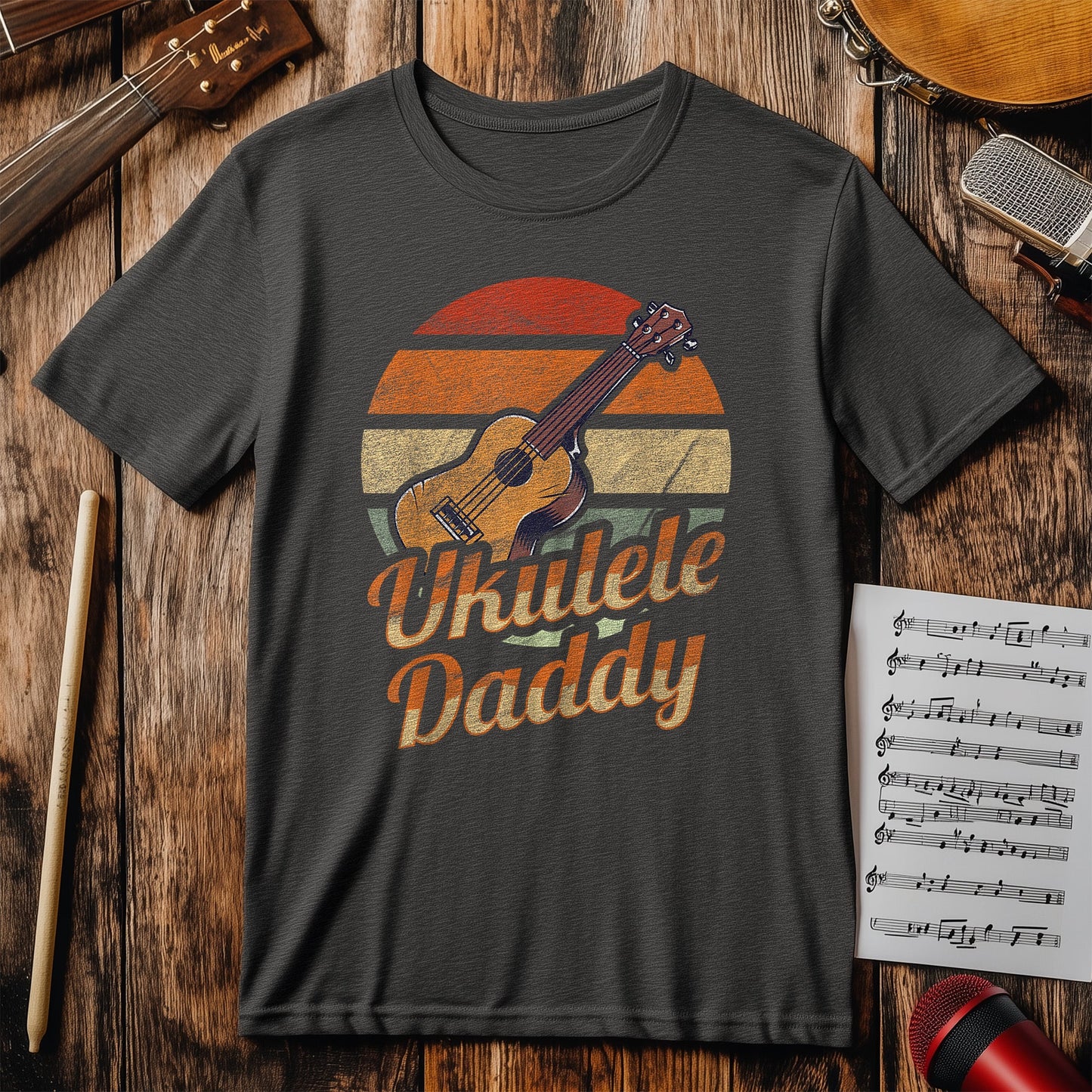 Ukulele Daddy T-Shirt - Strum Along