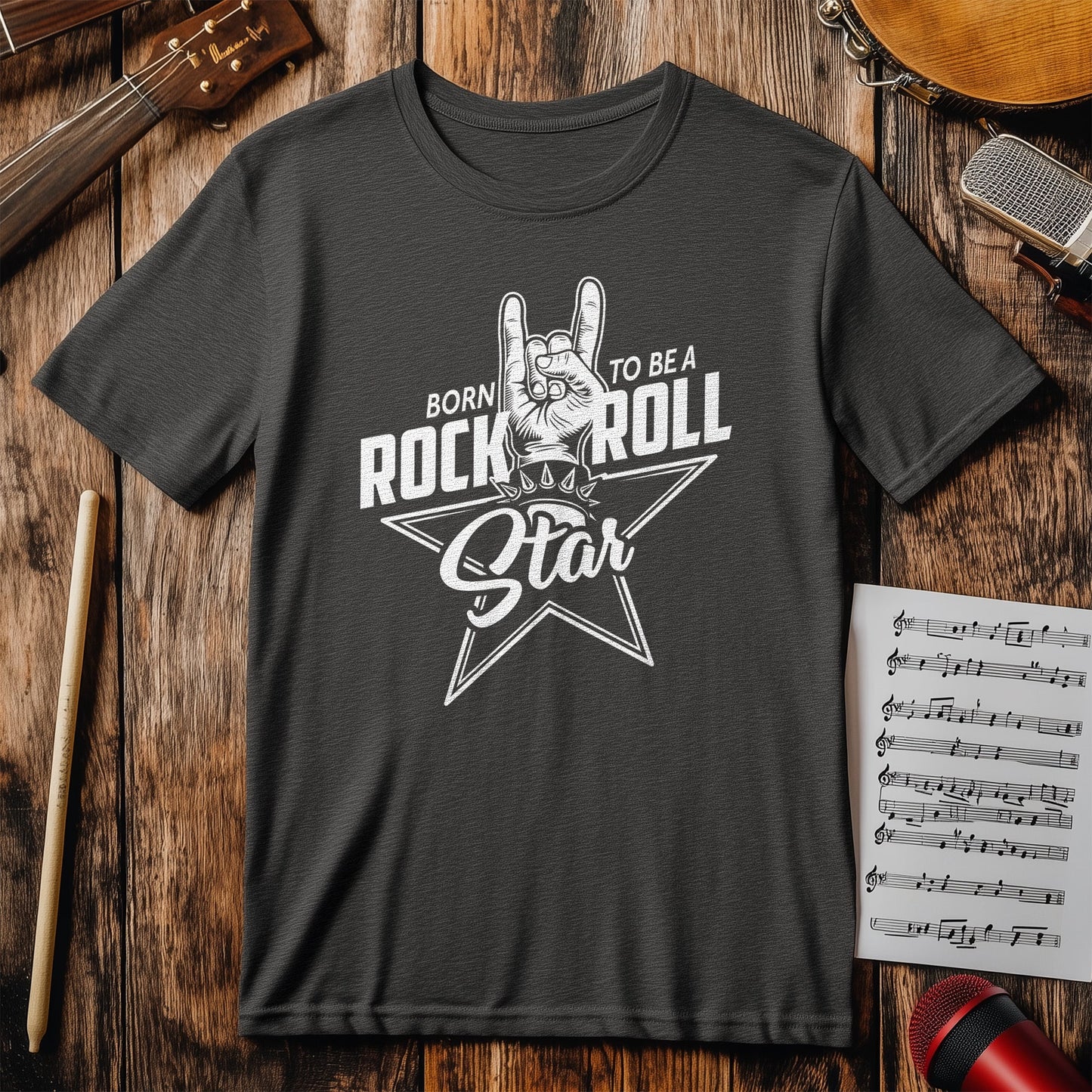 Rock Roll Star T-shirt - Unleash