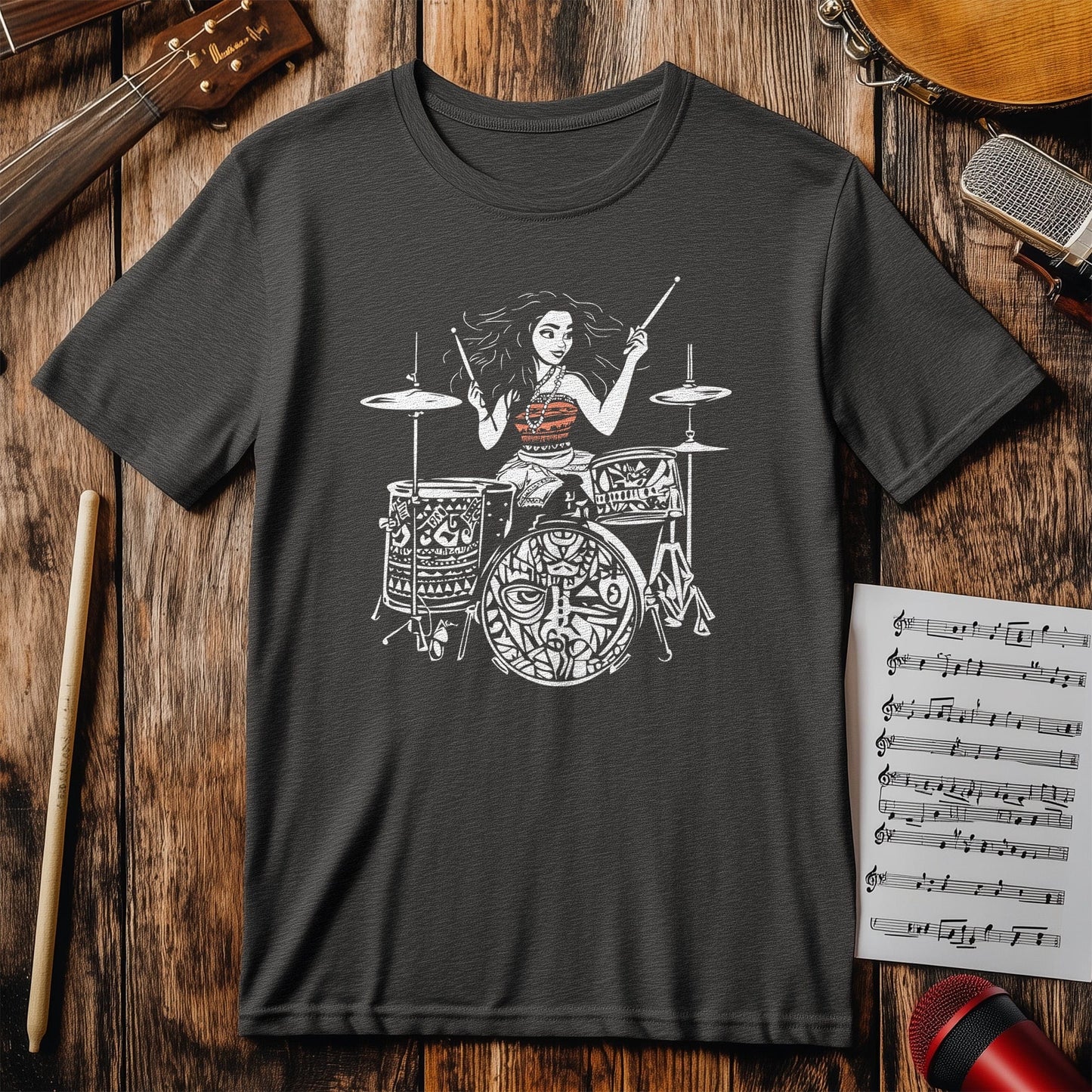 Princess Moana Drummer T-shirt