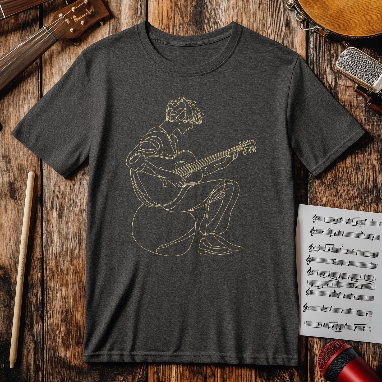Guitar Player Sit 3 T-shirt
