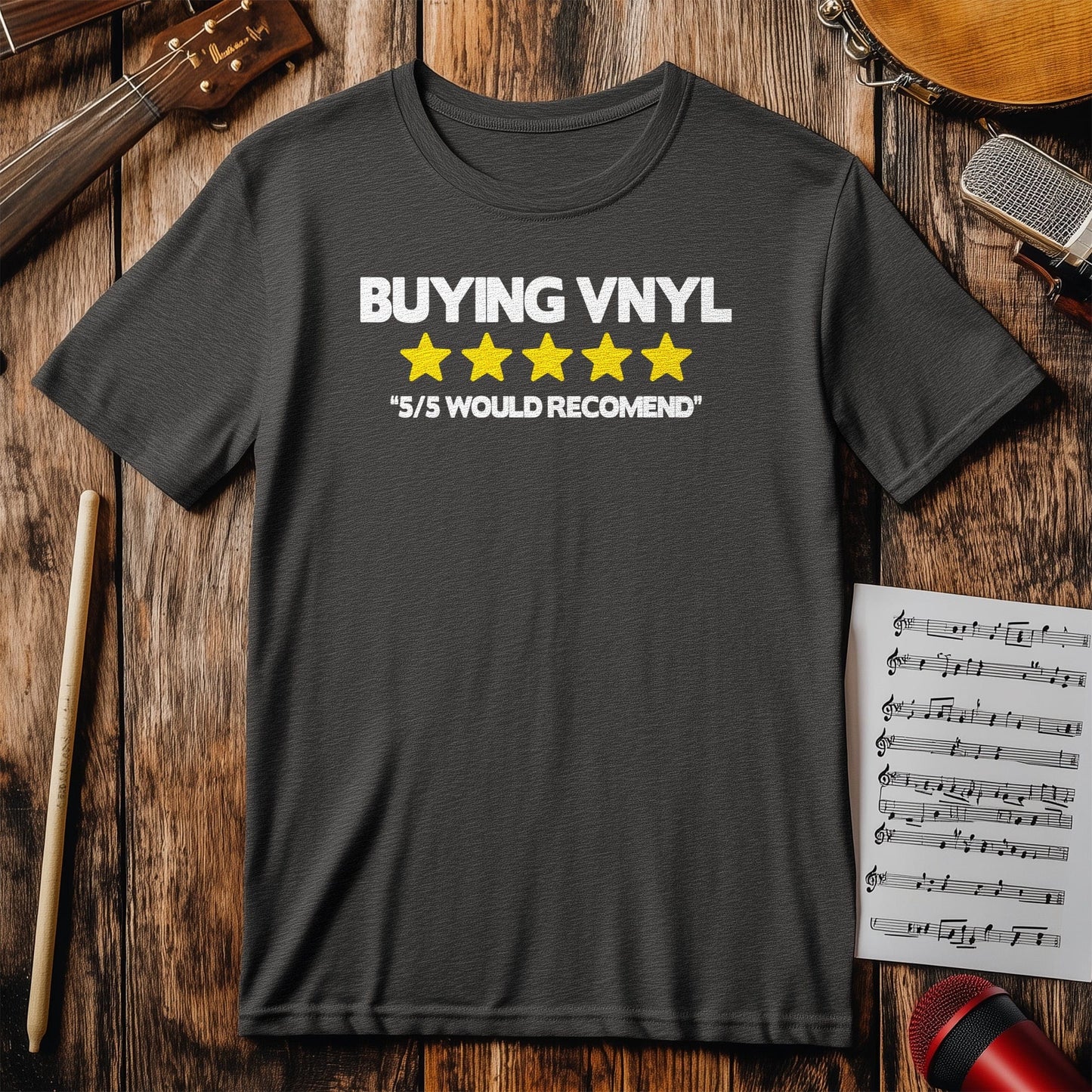 Buying Vinyl T-shirt
