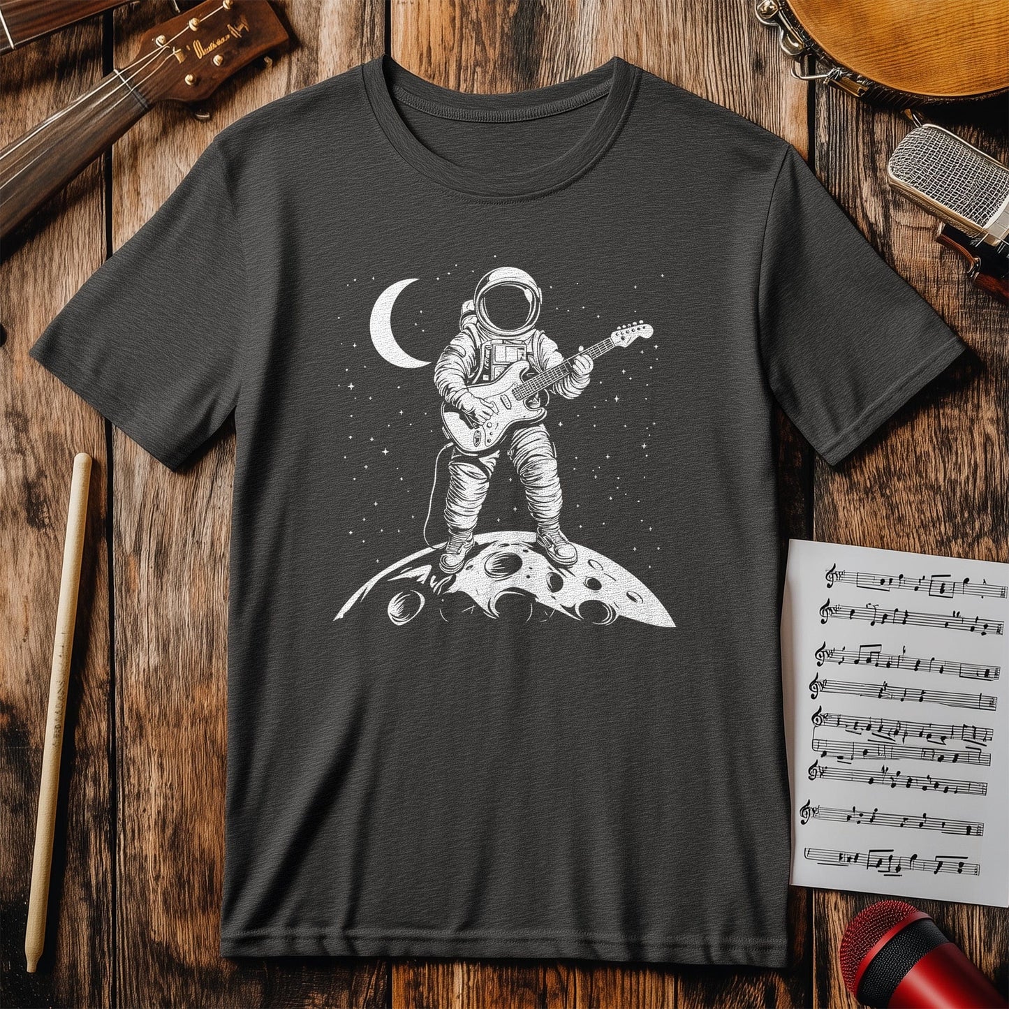 Astronaut Guitar T-shirt