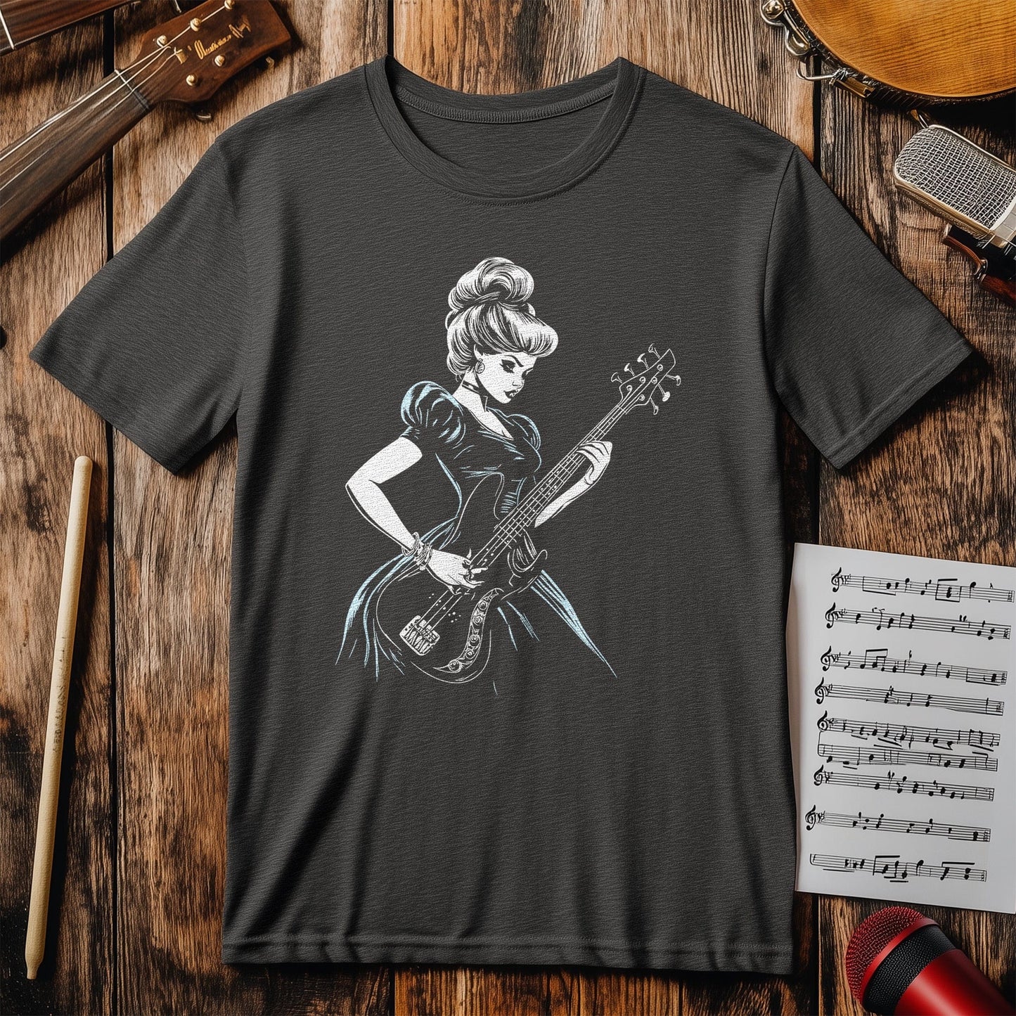 Cinderella Guitar T-Shirt