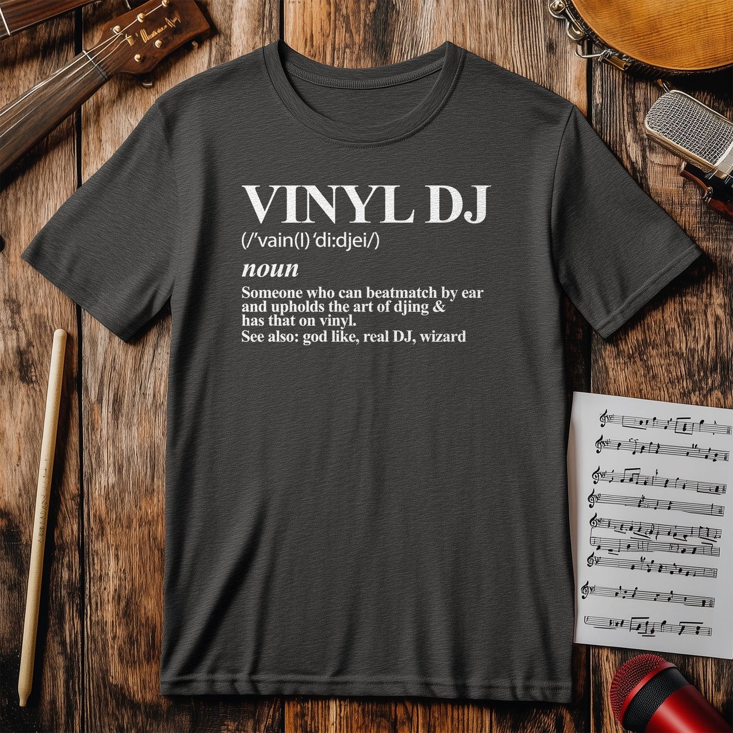 Vinyl DJ Meaning T-Shirt