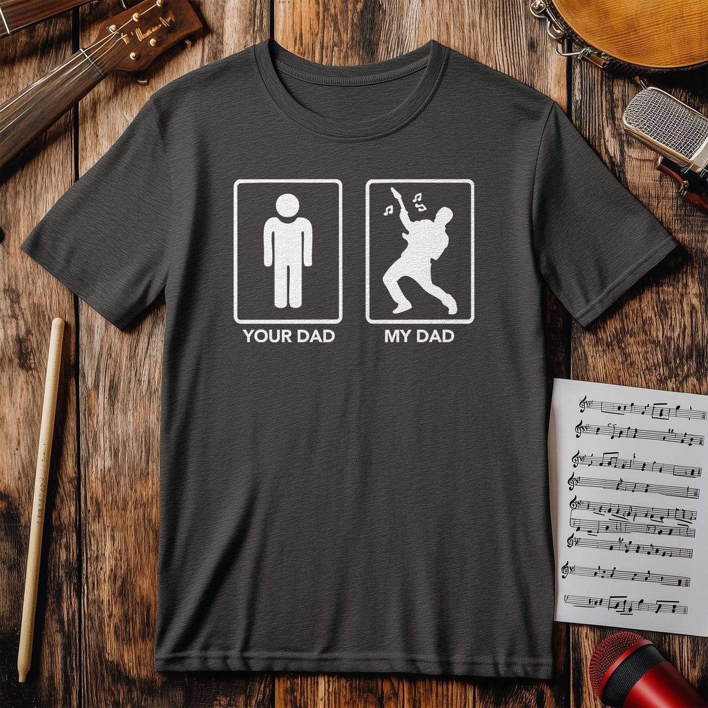 My Dad Rocks the Guitar t-shirt