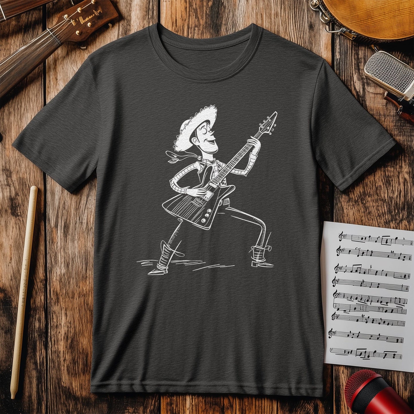Woody Guitar T-Shirt