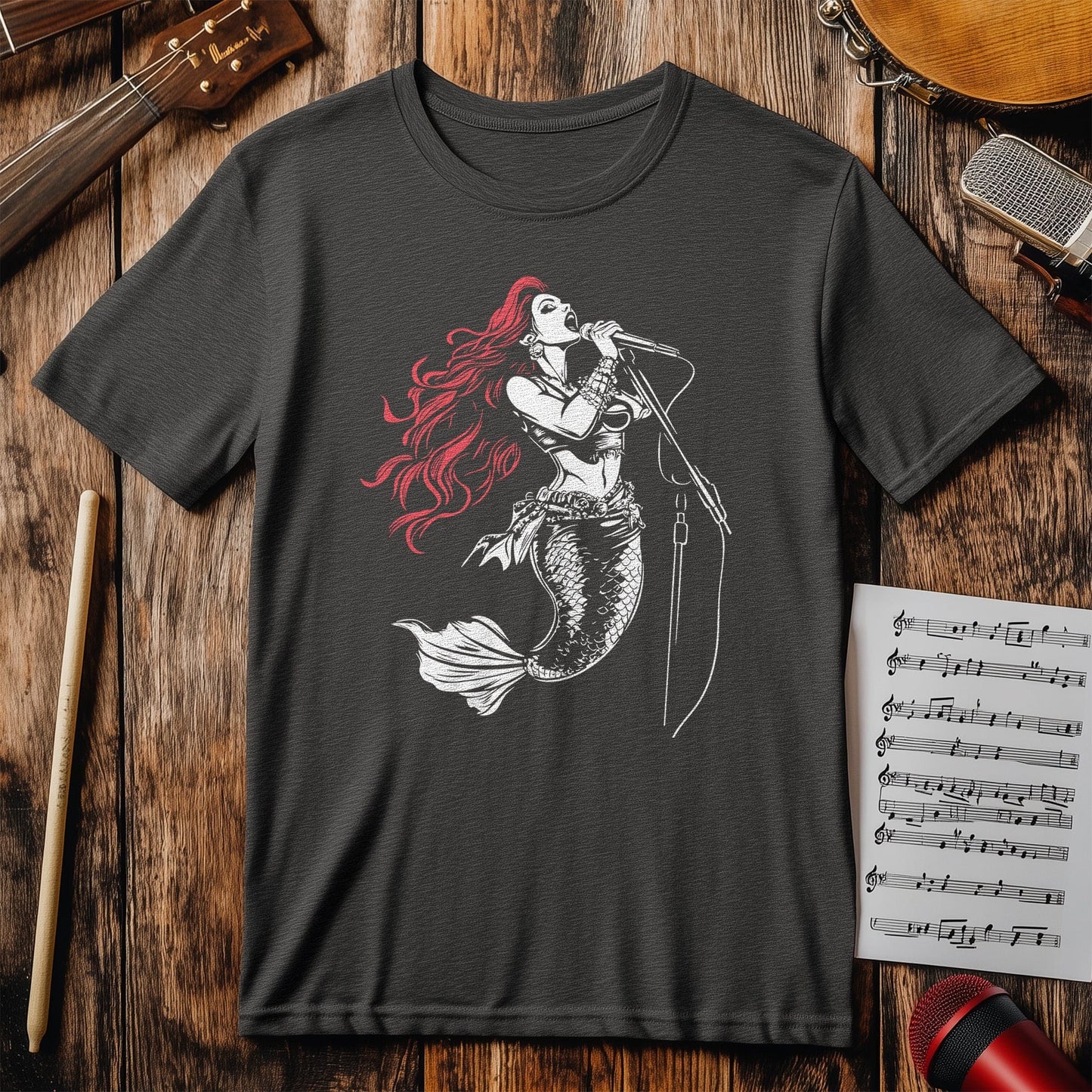 Princess Mermaid Singer T-Shirt