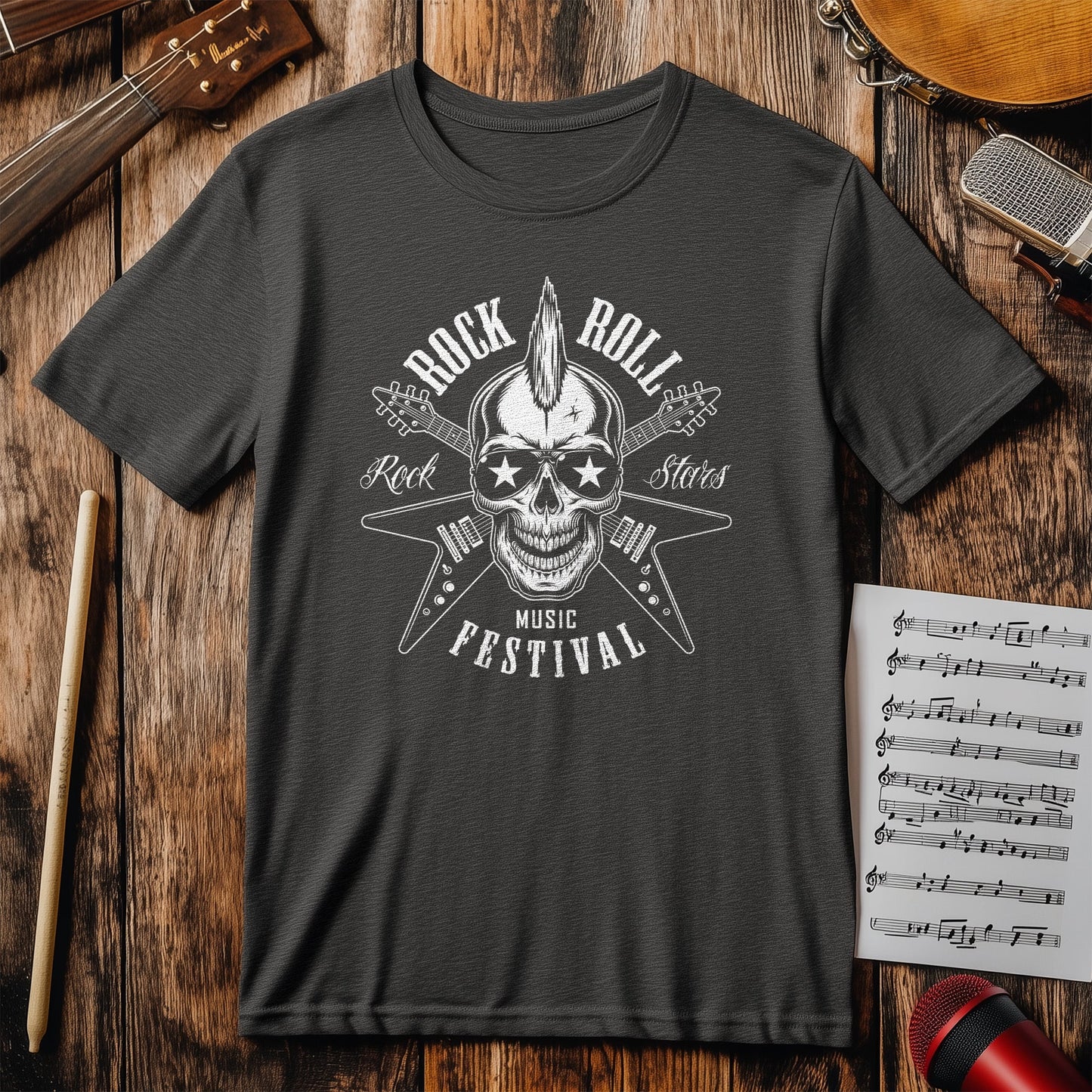 Punk Rock Stars T-Shirt - Wear Your