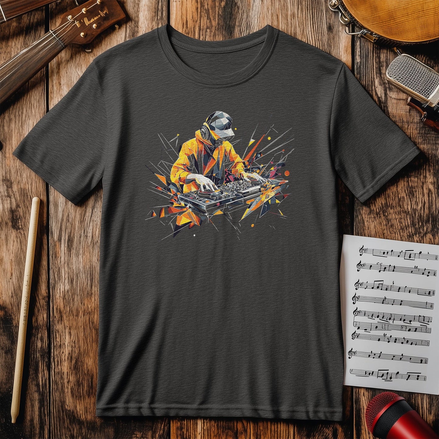 Polygonal DJ T-shirt