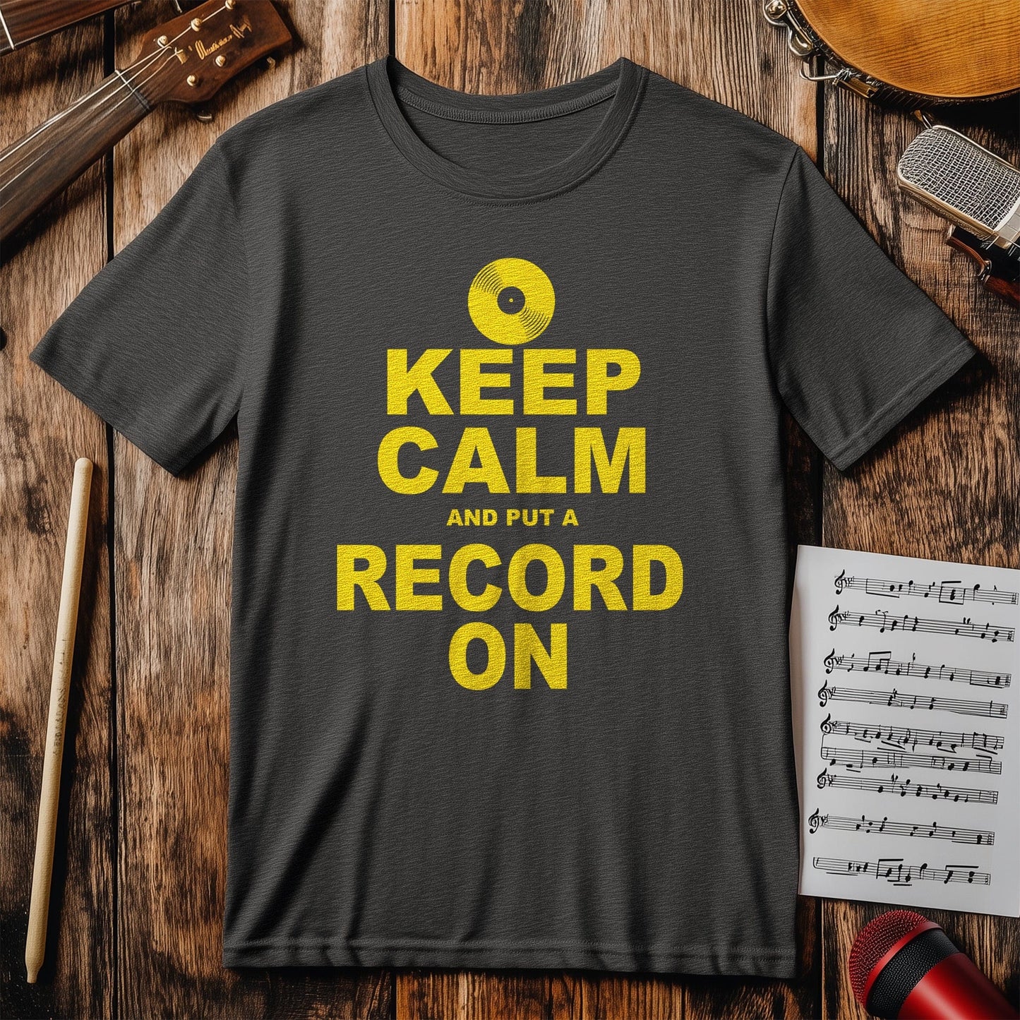 Keep Calm & Record On T-Shirt