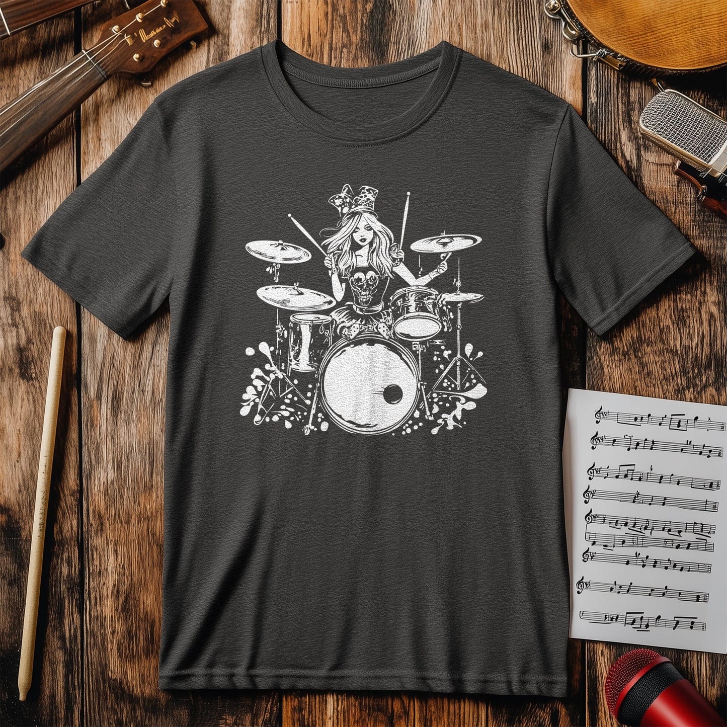 Alice in Wonder Drummer T-shirt