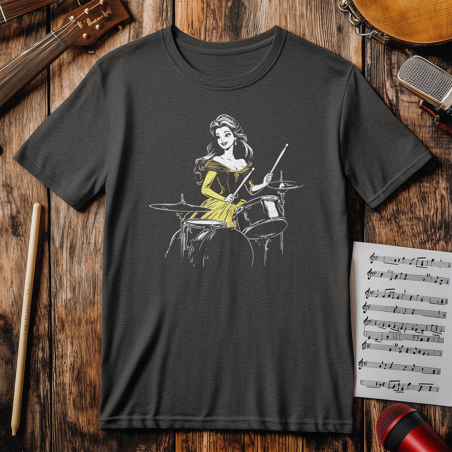 Belle Princess Drummer t-shirt