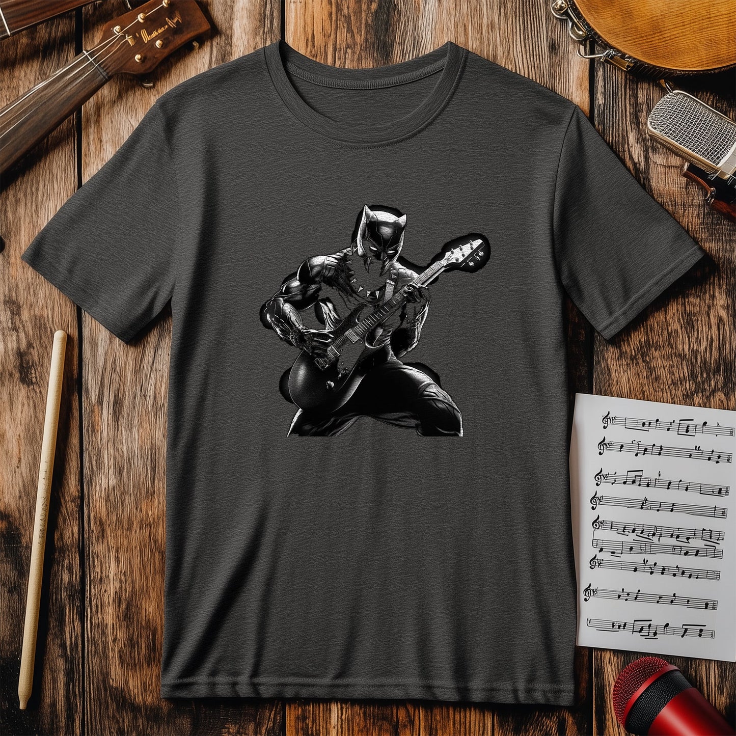 Panther Guitar Rocks T-Shirt