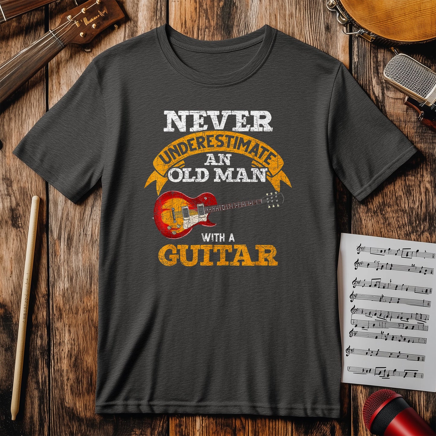 Retirement Guitar Player T-Shirt