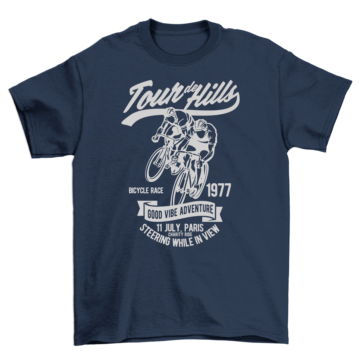 Tour De Hillsmono TShirt Pedal