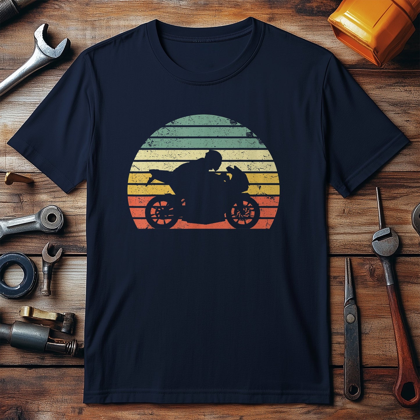 Vintage Biker Motorcycle 34 T-Shirt