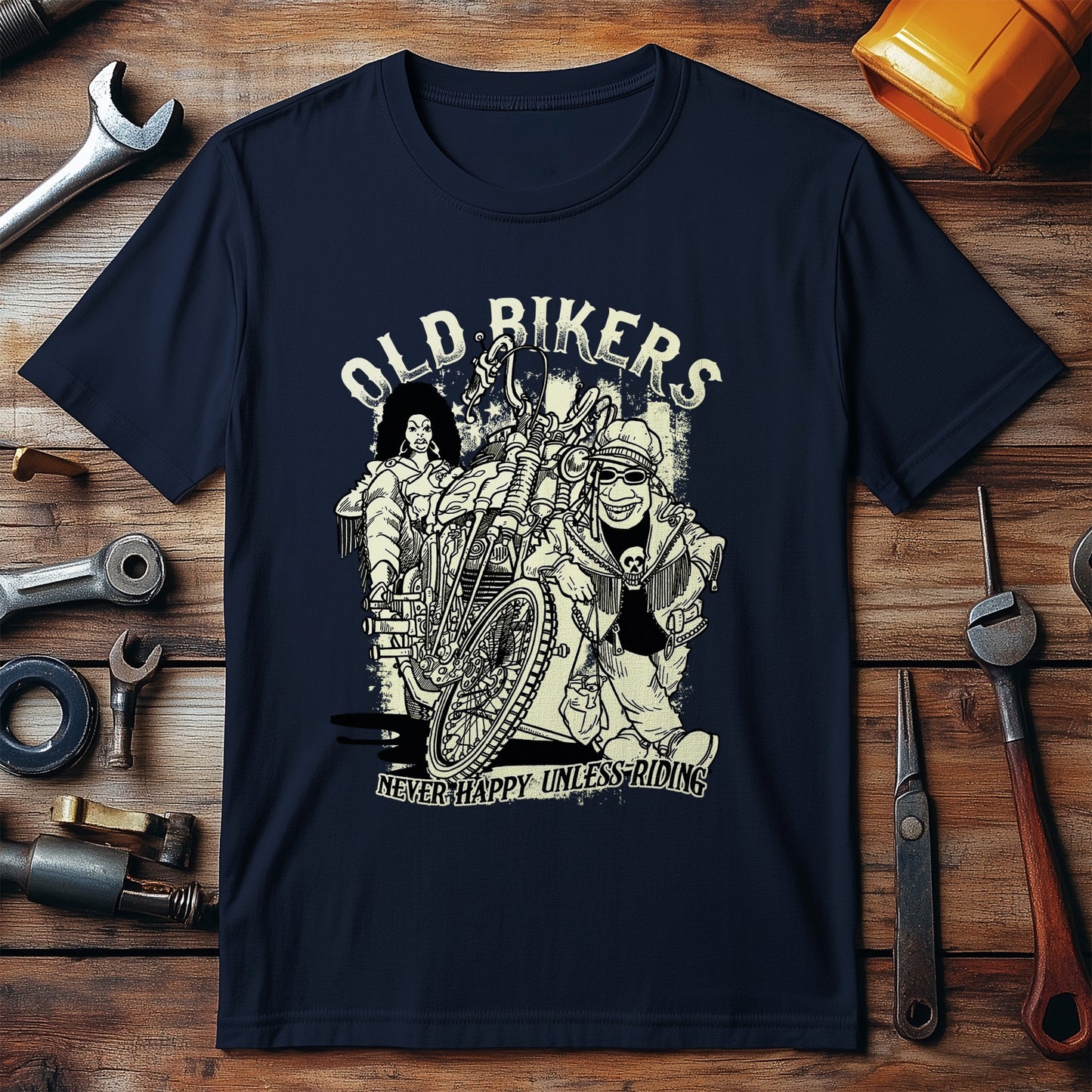 Old Bikers Copy T-Shirt - Vintage