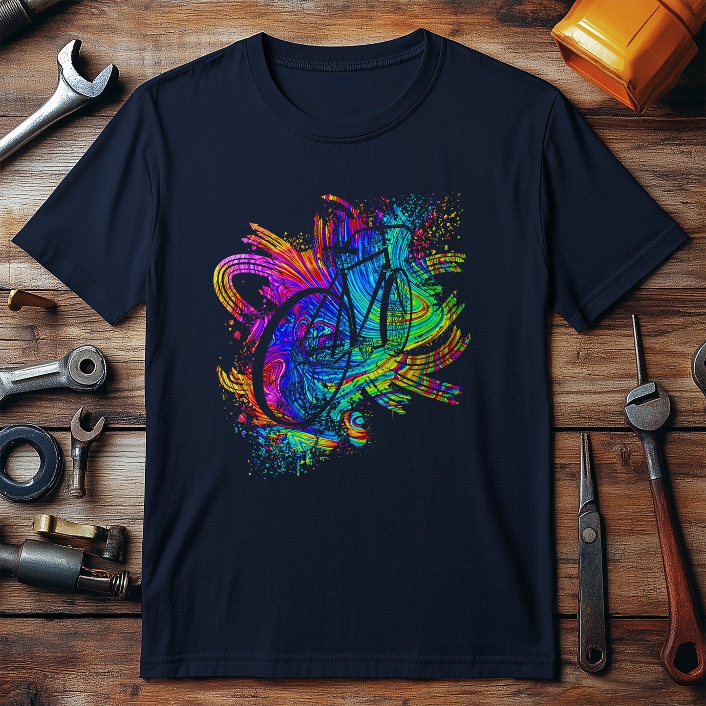 Cycling (207) T-Shirt - Colorful